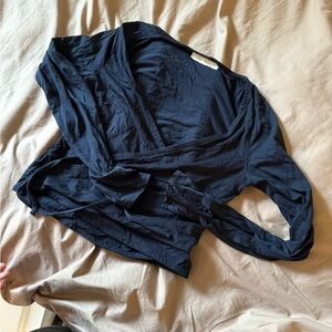 2 Outdoor Voices tissue weave wrap tops